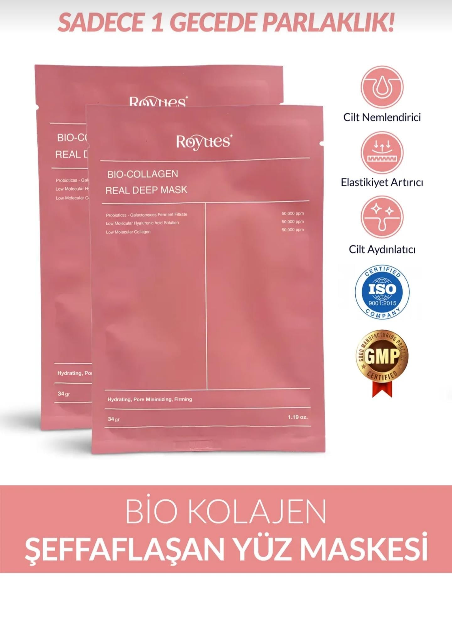 ELOSIA™ Yorgun ve Solgun Ciltler İçin  Gece Maskesi